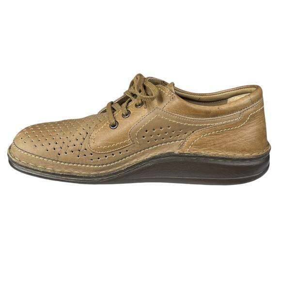 Finn Comfort Men’s Baden Brown Leather Perforated Lace Up Shoe Size 39 US 6/6.5 - Picture 2 of 13